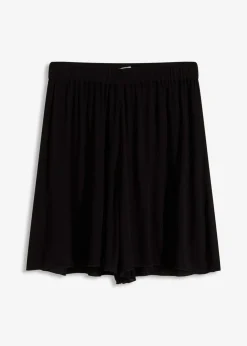 bonprix bonprix Conjuntos De Traje De Baño|Ropa De Playa>Short de playa de viscosa fluida Negro
