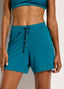 Mujer bonprix bonprix Shorts de playa de mezcla de viscosa fluida