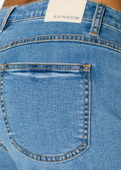 Mujer bonprix bonprix Shorts vaqueros con rotos y rasgaduras