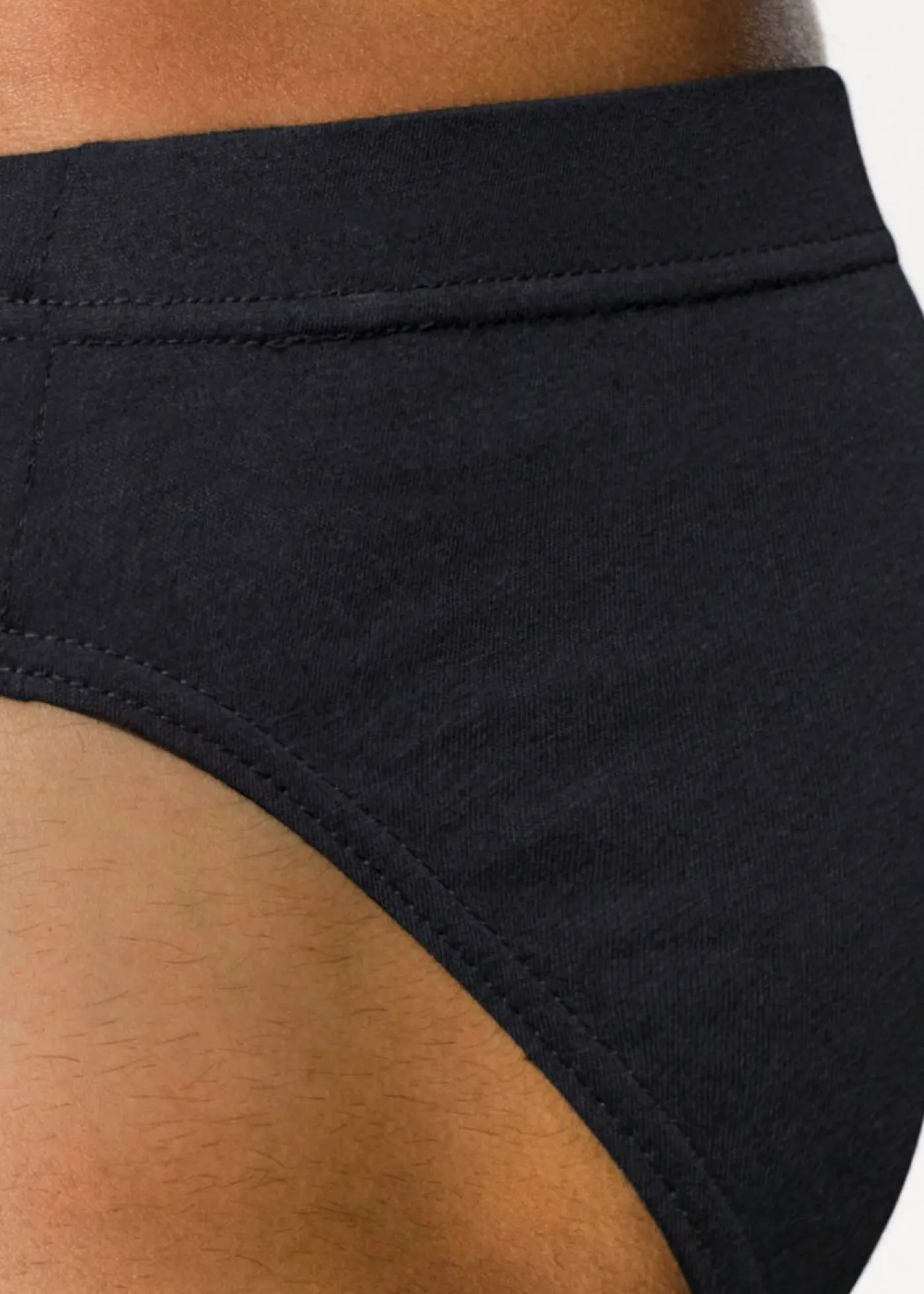 bonprix bonprix Slips|Ropa Interior·Calzoncillos>Slip con algodón suave (5 unidades) Gris jaspeado-negro