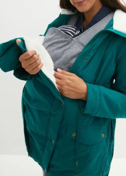 Mujer bonprix bonprix Suave chaqueta premamá/de porteo 3 en 1