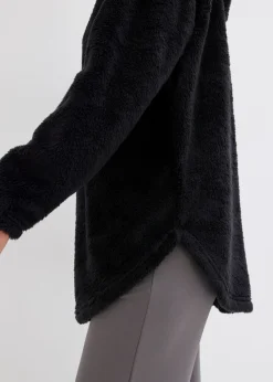 Mujer bonprix bonprix Suave jersey polar largo con corte holgado