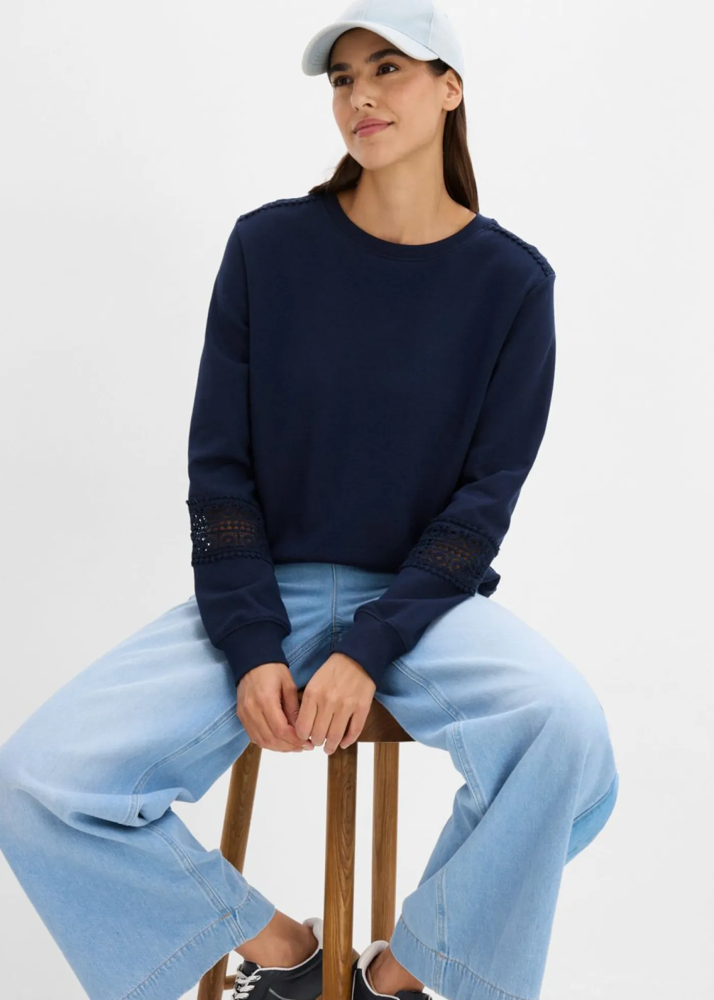 bonprix bonprix Ropa Cómoda|Novedades>Sudadera Azul marino