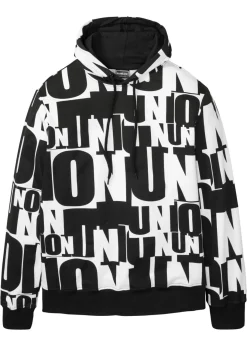 bonprix bonprix Chándals>Sudadera con capucha Blanco-negro