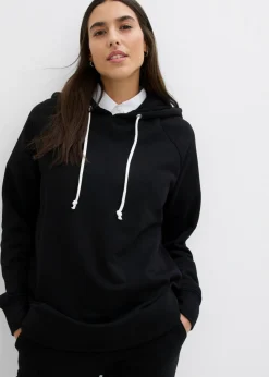 bonprix bonprix Básicos|Ropa Cómoda>Sudadera con capucha Negro