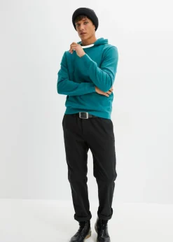Hombre bonprix bonprix Sudadera con capucha de algodón puro