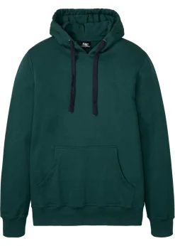 Hombre bonprix bonprix Sudadera con capucha de algodón puro