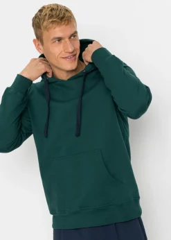 Hombre bonprix bonprix Sudadera con capucha de algodón puro