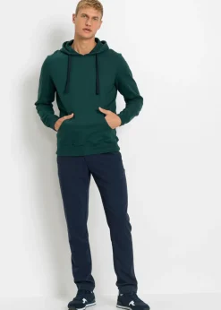 Hombre bonprix bonprix Sudadera con capucha de algodón puro