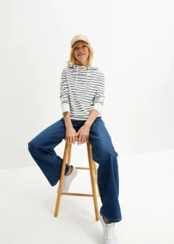 Mujer bonprix bonprix Sudadera con capucha de mezcla de algodón