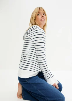 Mujer bonprix bonprix Sudadera con capucha de mezcla de algodón
