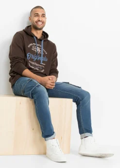 Hombre bonprix bonprix Sudadera con capucha y corte cómodo