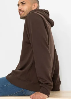 Hombre bonprix bonprix Sudadera con capucha y corte cómodo
