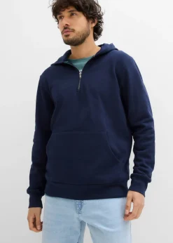 Hombre bonprix bonprix Sudadera con capucha y cremallera de algodón orgánico puro