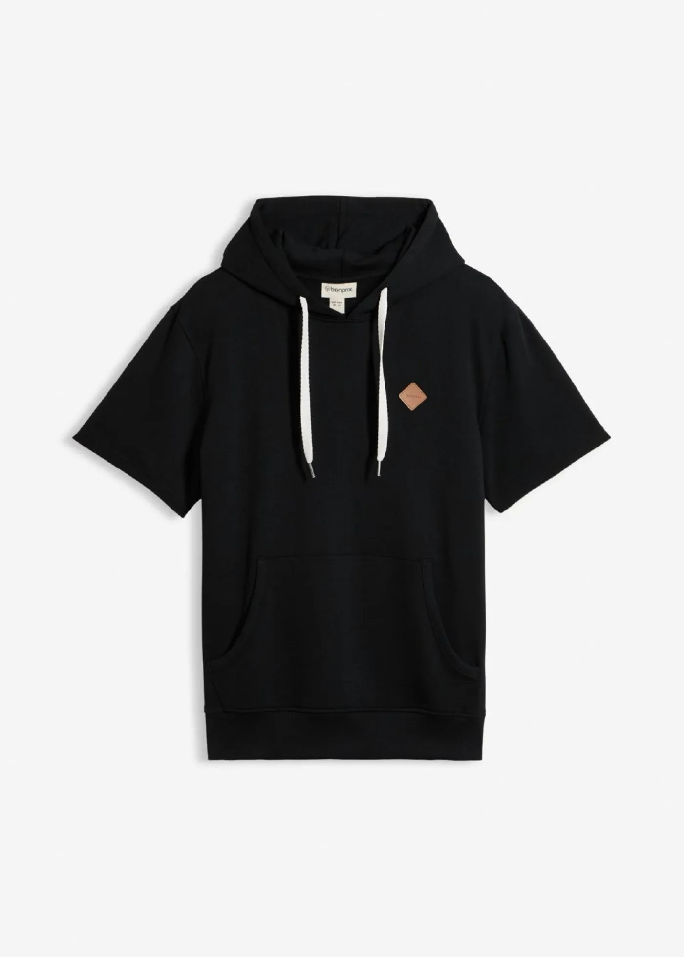 bonprix bonprix Chándals>Sudadera con capucha y manga corta Negro