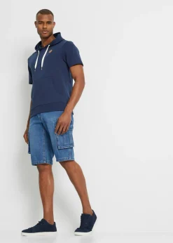 Hombre bonprix bonprix Sudadera con capucha y manga corta