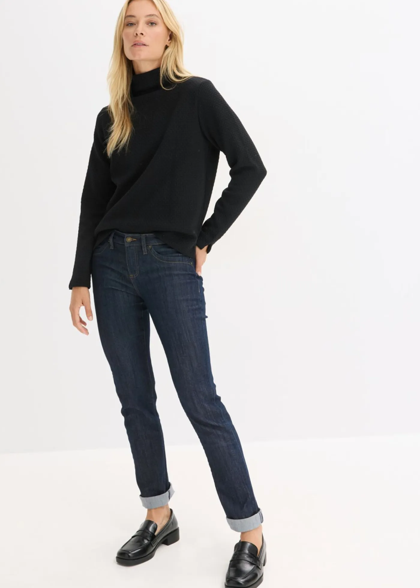 Mujer bonprix bonprix Sudadera con cuello alto