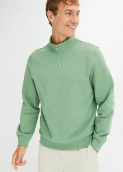 Hombre bonprix bonprix Sudadera con cuello troyer