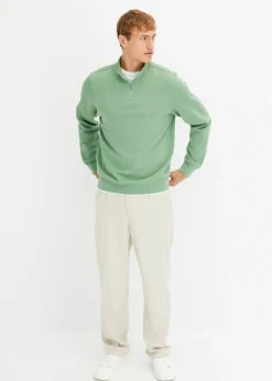 Hombre bonprix bonprix Sudadera con cuello troyer