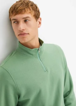 Hombre bonprix bonprix Sudadera con cuello troyer