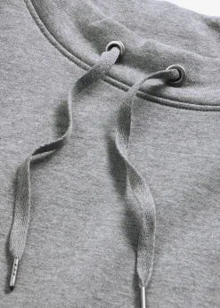 bonprix bonprix Básicos|Ropa Cómoda>Sudadera de algodón orgánico puro gris jaspeado moteado