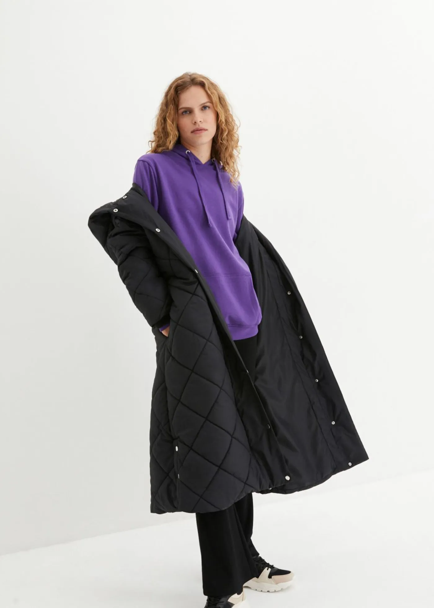 bonprix bonprix Básicos|Ropa Cómoda>Sudadera de felpa suave Lila