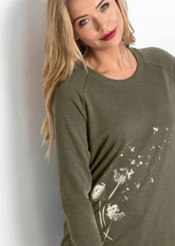 Mujer bonprix bonprix Sudadera de mezcla de algodón