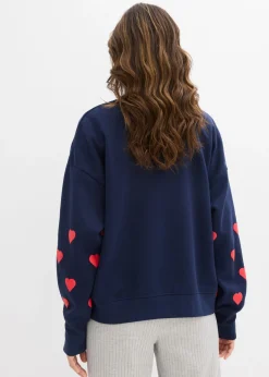 Mujer bonprix bonprix Sudadera de mezcla de algodón