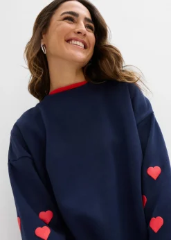 Mujer bonprix bonprix Sudadera de mezcla de algodón