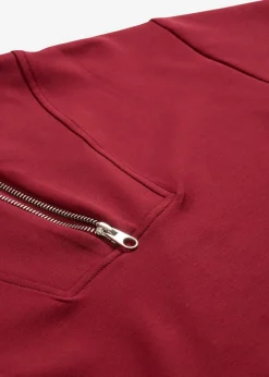 bonprix bonprix Ropa Cómoda>Sudadera de neopreno de mezcla de viscosa suave Rojo rubí