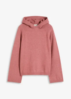 bonprix bonprix Jerséis|Ropa De Punto>Sudadera de punto con capucha baya suave