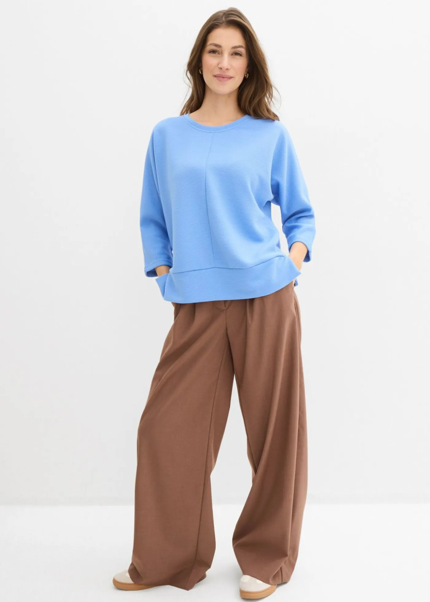 Mujer bonprix bonprix Sudadera de tejido estructurado