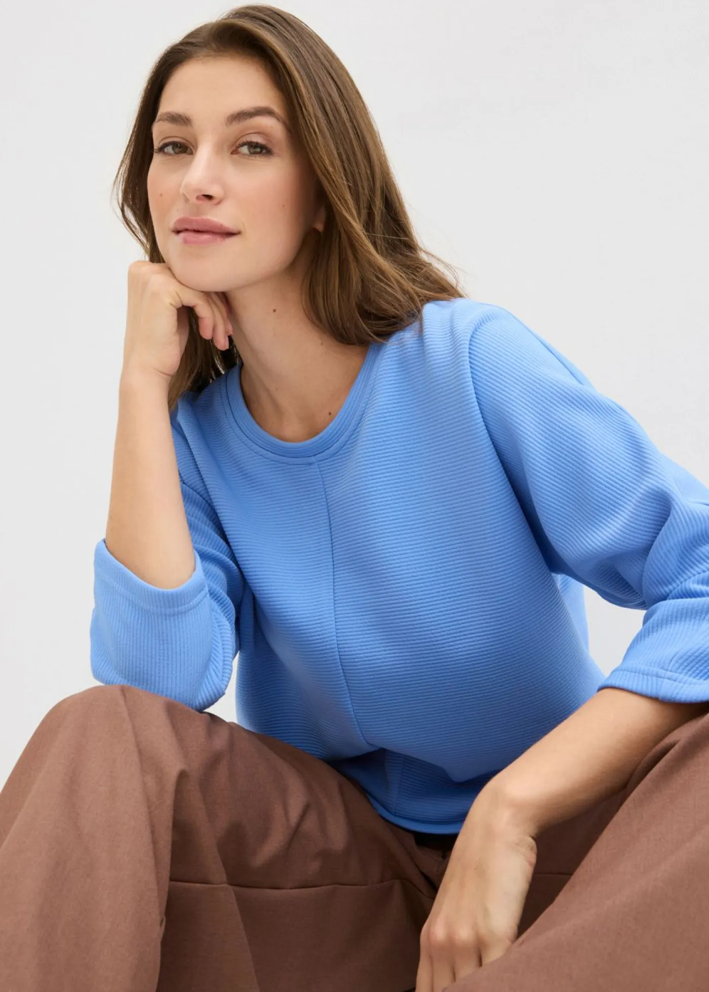 Mujer bonprix bonprix Sudadera de tejido estructurado