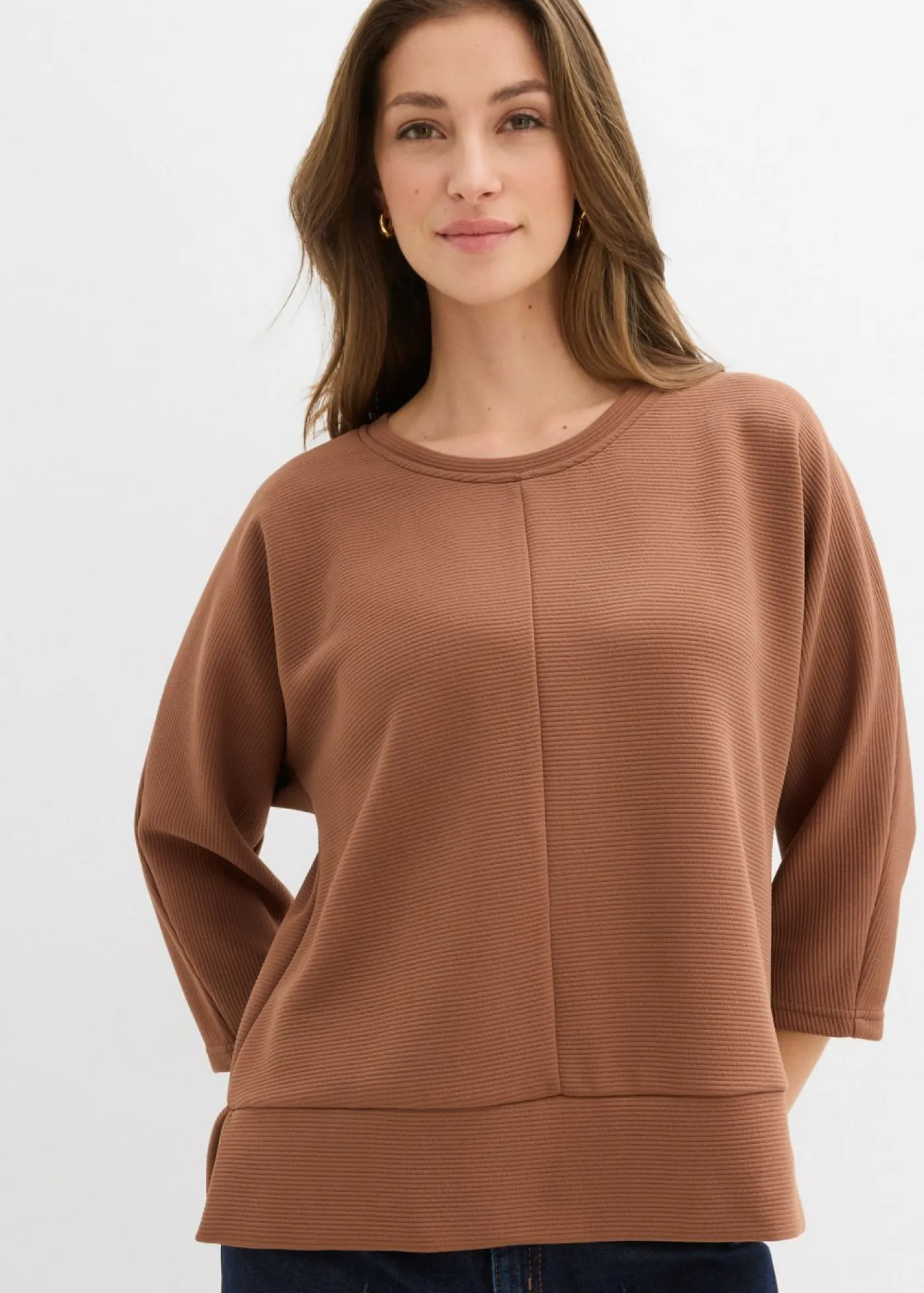 Mujer bonprix bonprix Sudadera de tejido estructurado