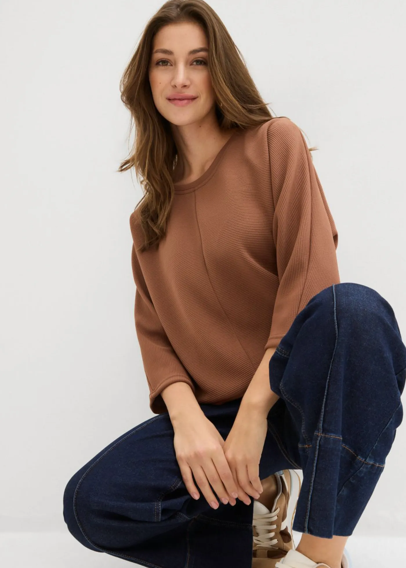 Mujer bonprix bonprix Sudadera de tejido estructurado