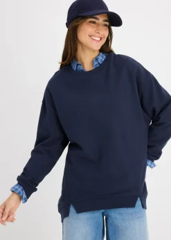 bonprix bonprix Ropa Cómoda>Sudadera holgada Azul marino