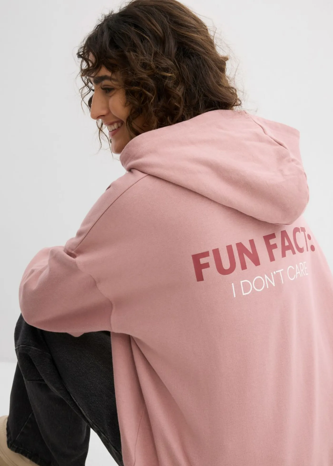 Mujer bonprix bonprix Sudadera holgada de algodón orgánico puro