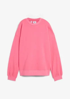 bonprix bonprix Básicos|Ropa Cómoda>Sudadera holgada de algodón puro Rosa