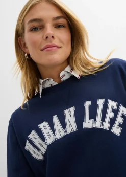 Mujer bonprix bonprix Sudadera holgada de algodón puro