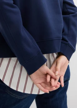 Mujer bonprix bonprix Sudadera holgada de algodón puro