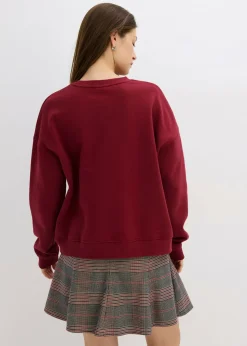 Mujer bonprix bonprix Sudadera holgada de algodón puro