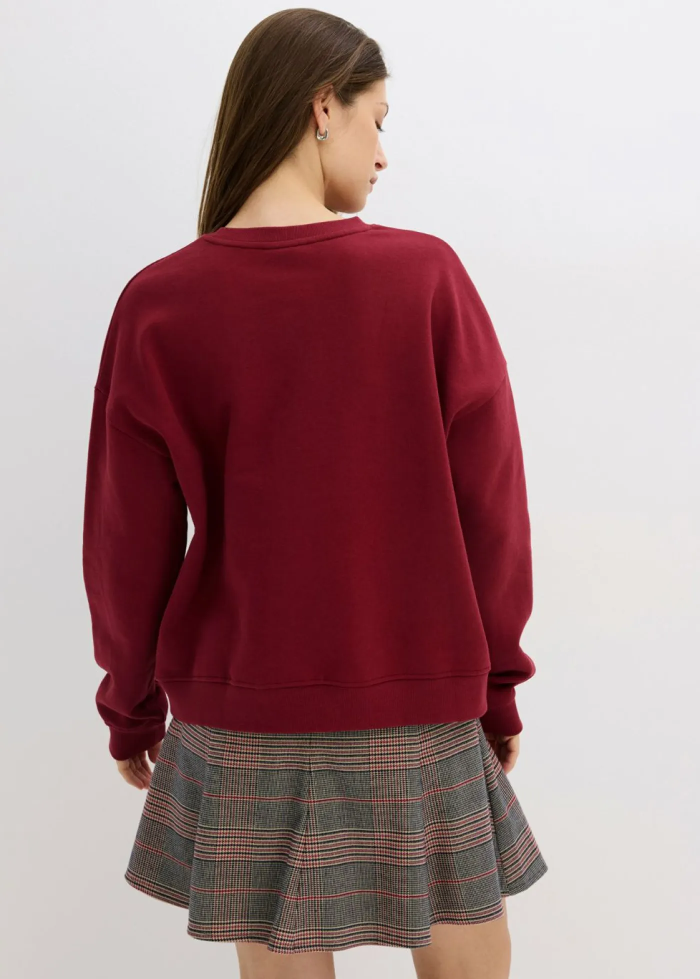 Mujer bonprix bonprix Sudadera holgada de algodón puro