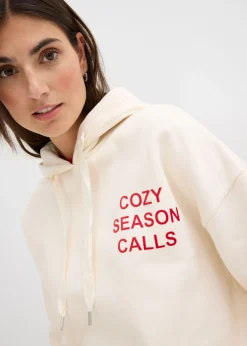 Mujer bonprix bonprix Sudadera holgada de algodón puro