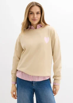 Mujer bonprix bonprix Sudadera holgada de algodón orgánico