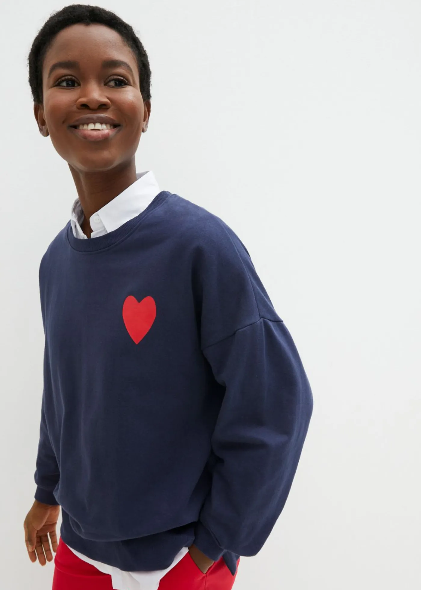 Mujer bonprix bonprix Sudadera holgada de algodón orgánico