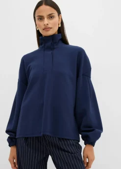 bonprix bonprix Esenciales|Ropa Cómoda>Sudadera holgada de neopreno Azul marino