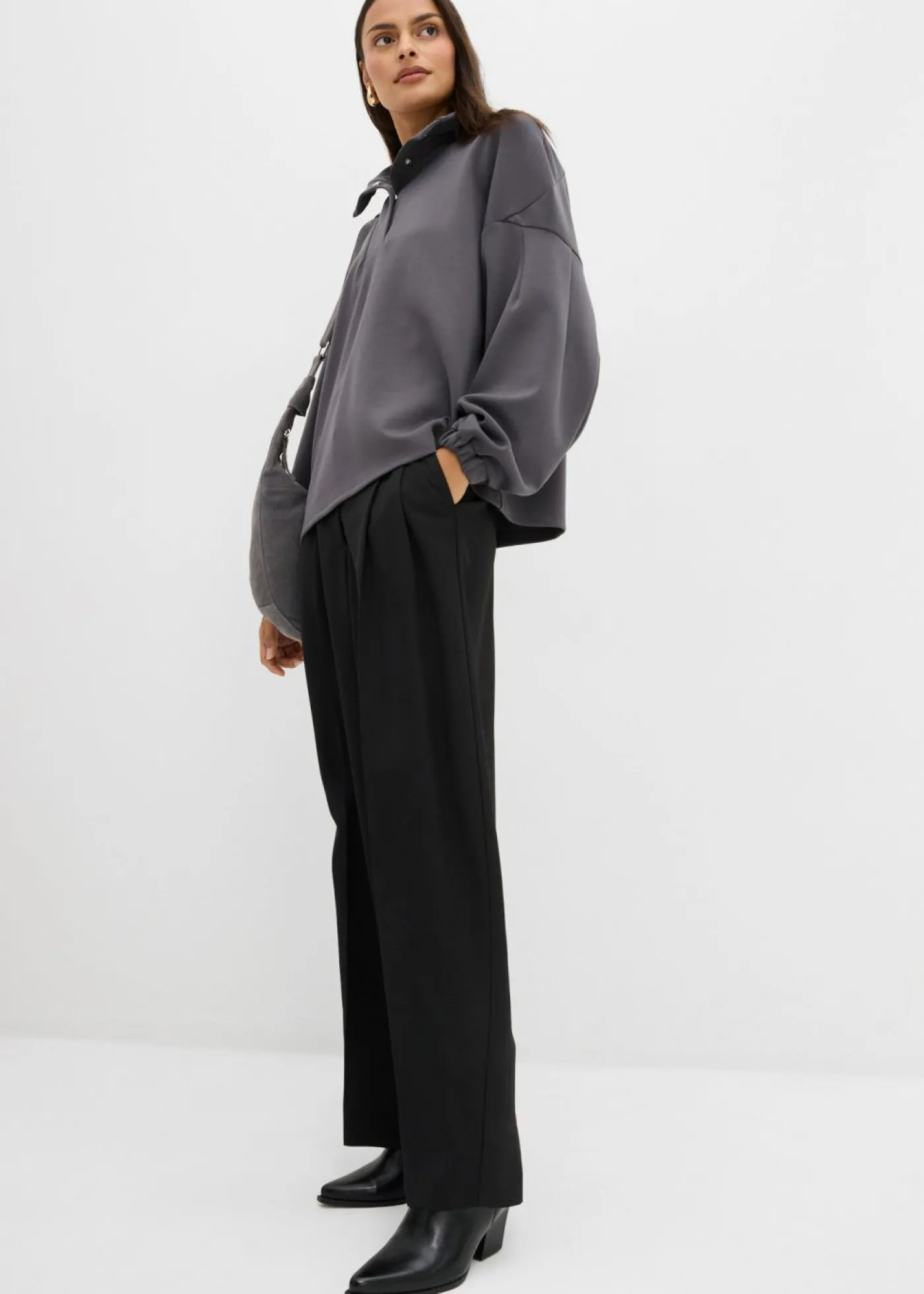 Mujer bonprix bonprix Sudadera holgada de neopreno