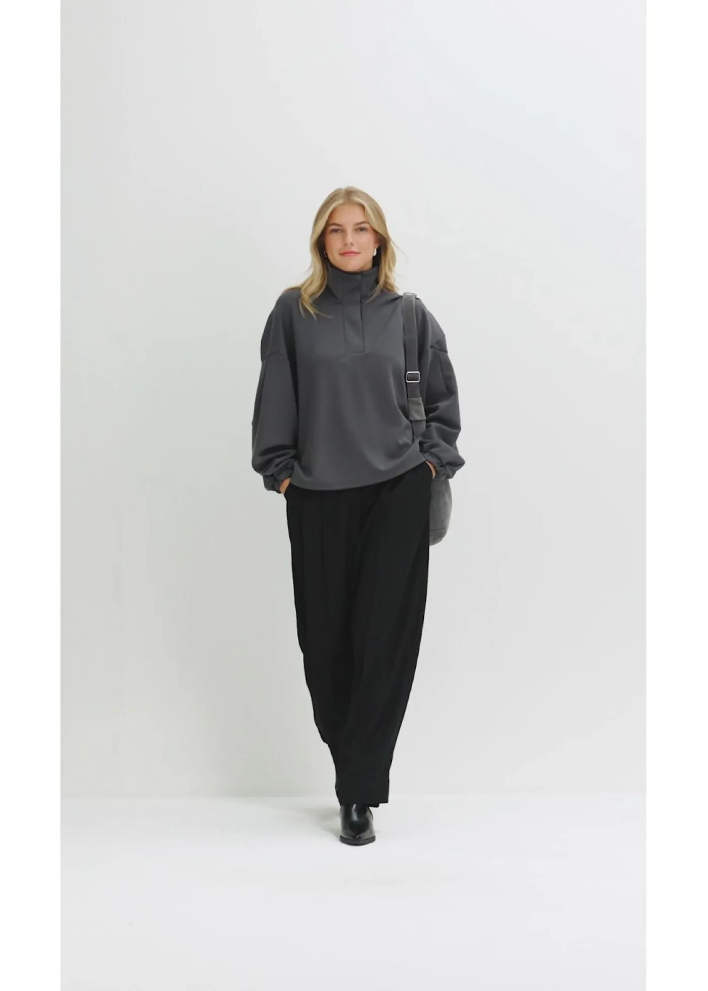 Mujer bonprix bonprix Sudadera holgada de neopreno