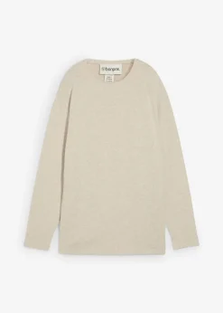 Mujer bonprix bonprix Sudadera larga con aspecto de punto