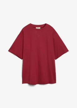 bonprix bonprix Ropa Cómoda>Sudadera larga de algodón puro Rojo